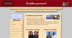 Desktop Screenshot of pecheurgourmand.com